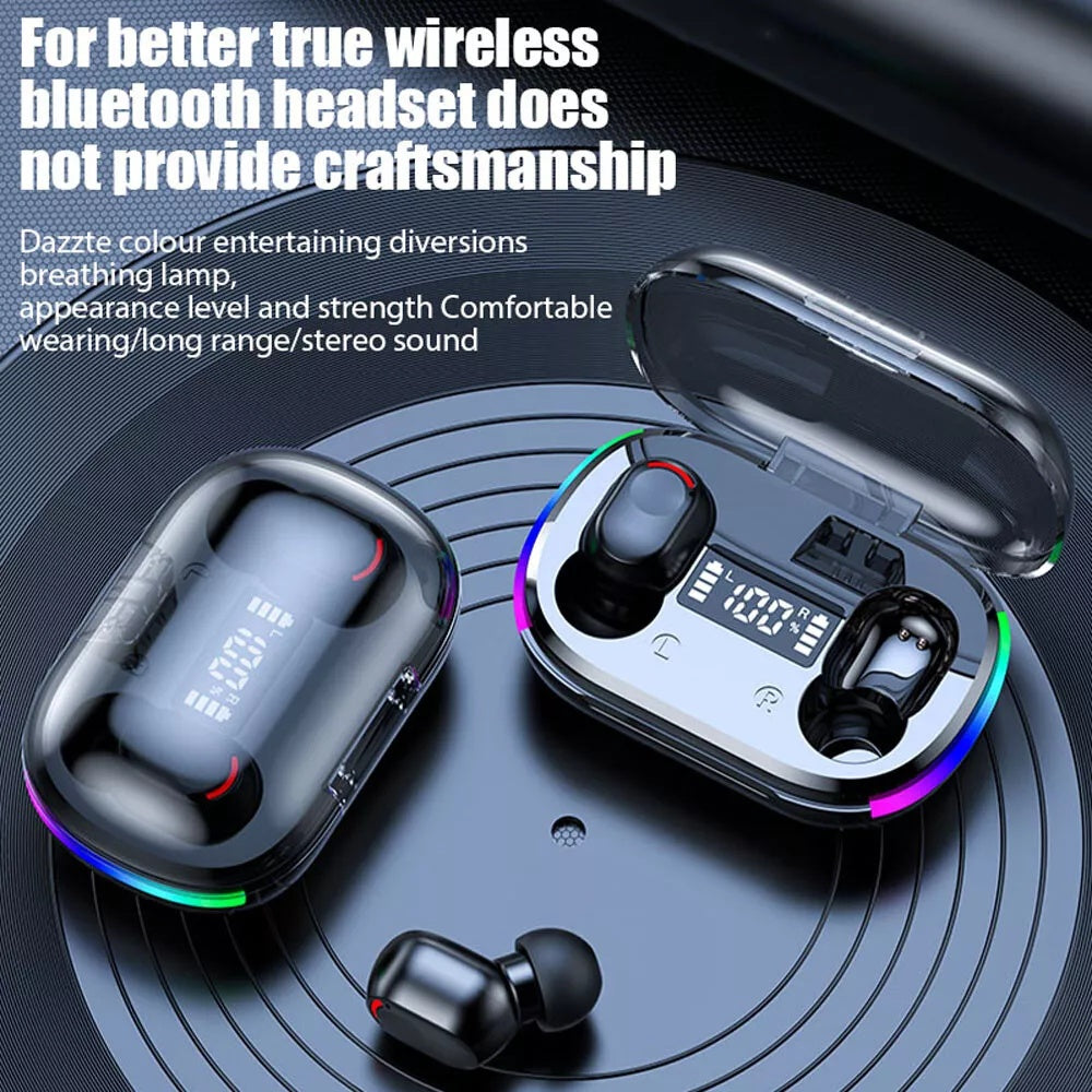 Mini Waterproof Wireless Earbuds With Digital Display Bluetooth